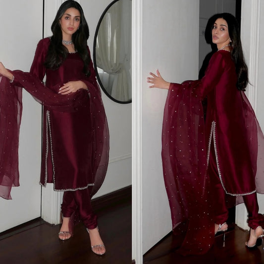 FS-MARRON LUXE STITCH