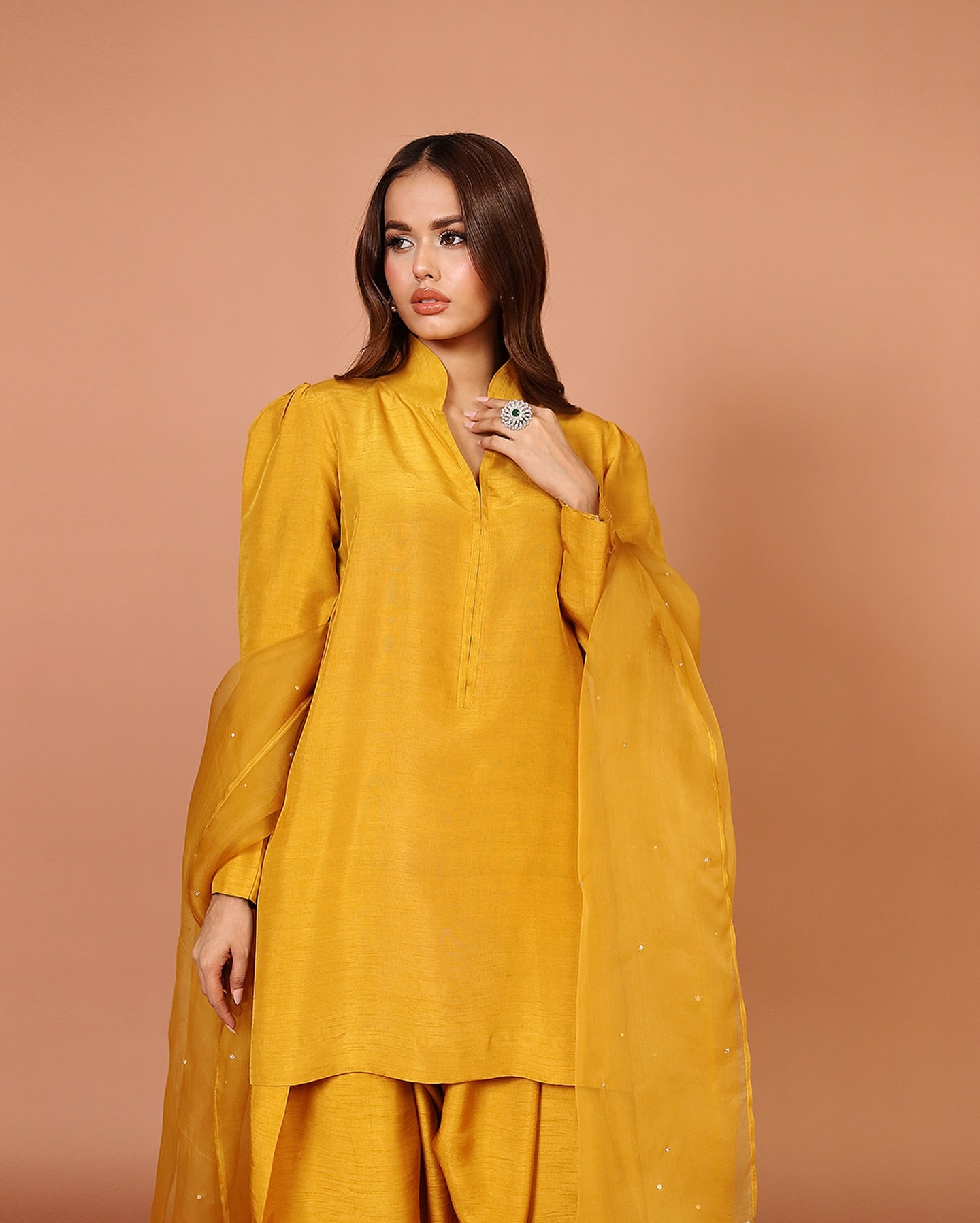 FS-BASCI MIST MUSTARD STITCH