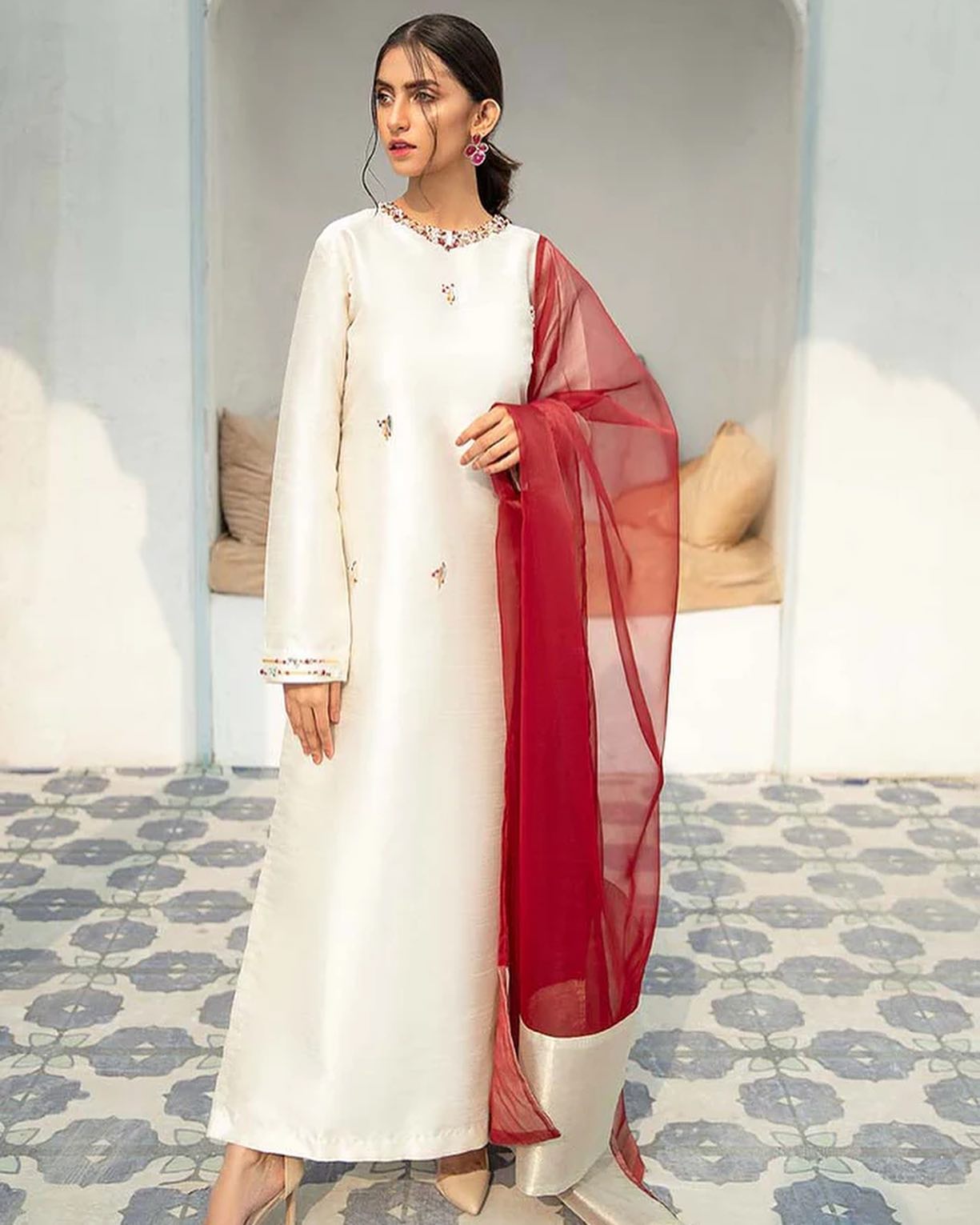 FS-RAKHS WHITE STITCH