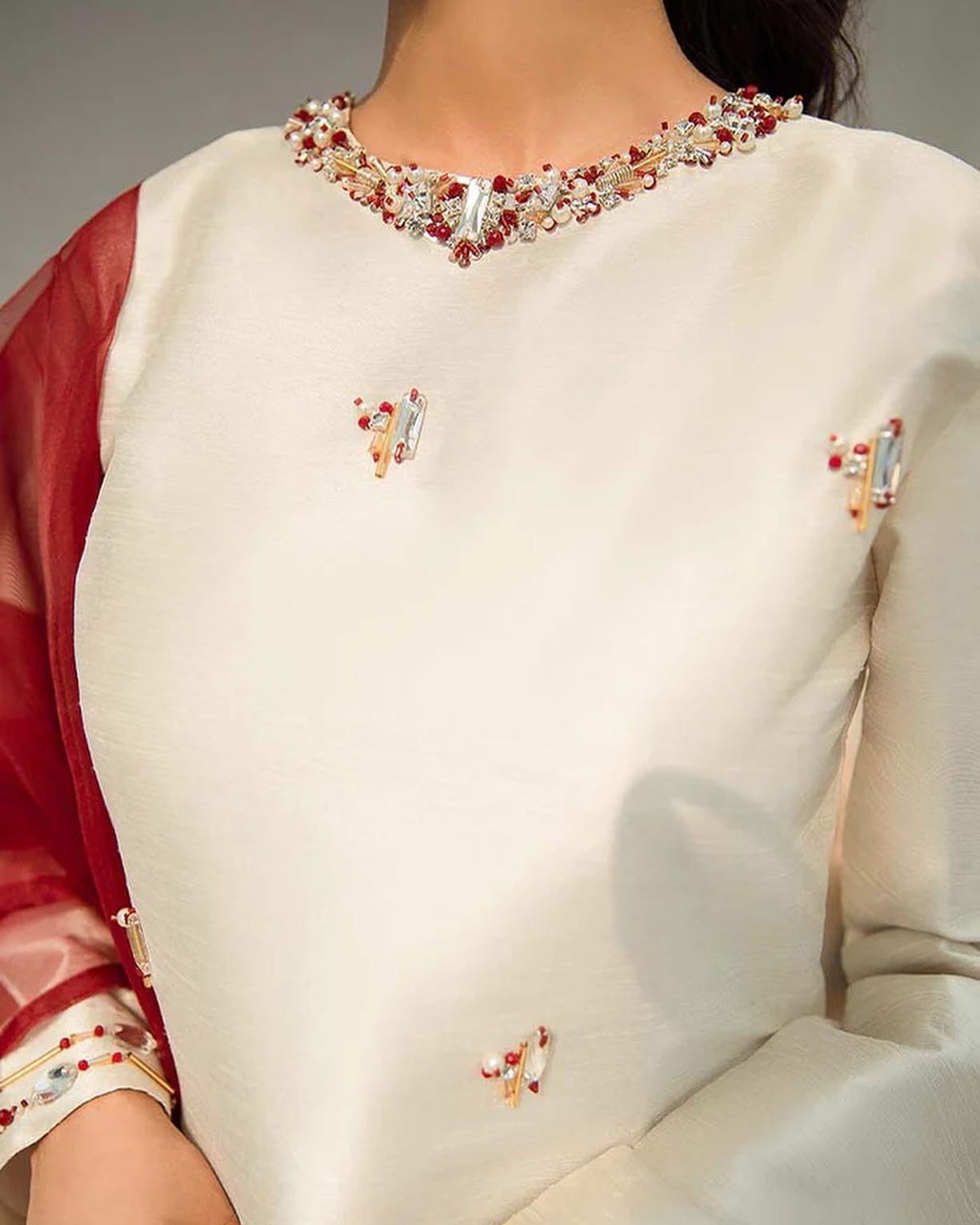 FS-RAKHS WHITE STITCH